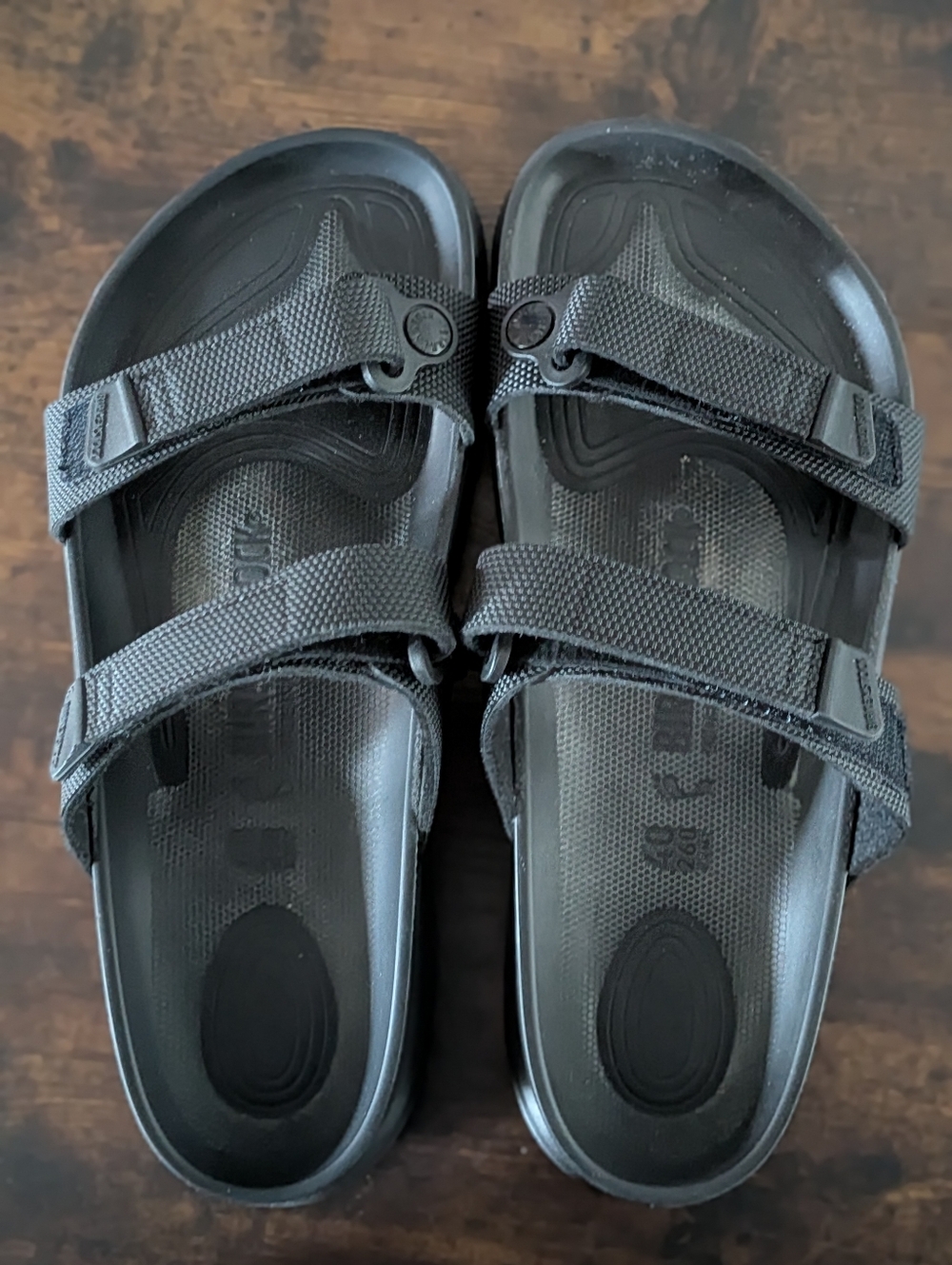 Birkenstock Sahara Futura Black Slide Sandals Ladies 9 or 40